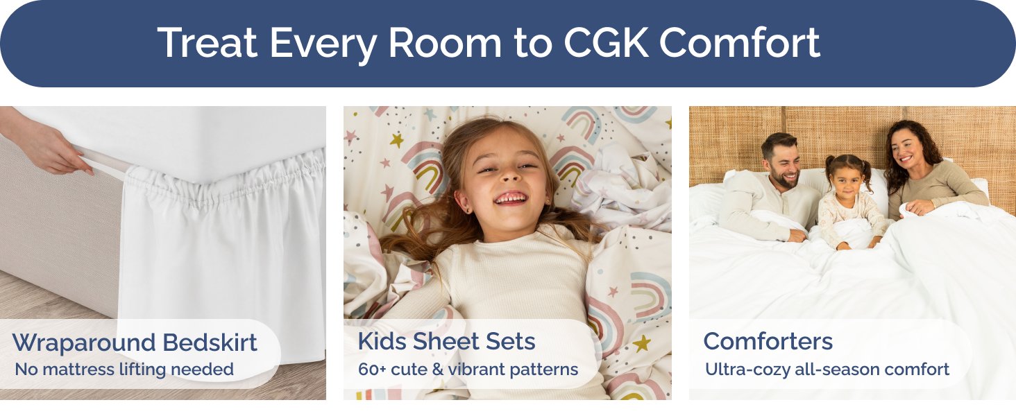 CGK ultra soft bed sheets