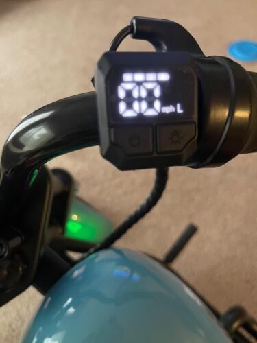 Kids Electric Motorcycle With Colorful Ambient Light photo review