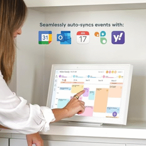 Interactive Digital Wall Calendar 15-inch