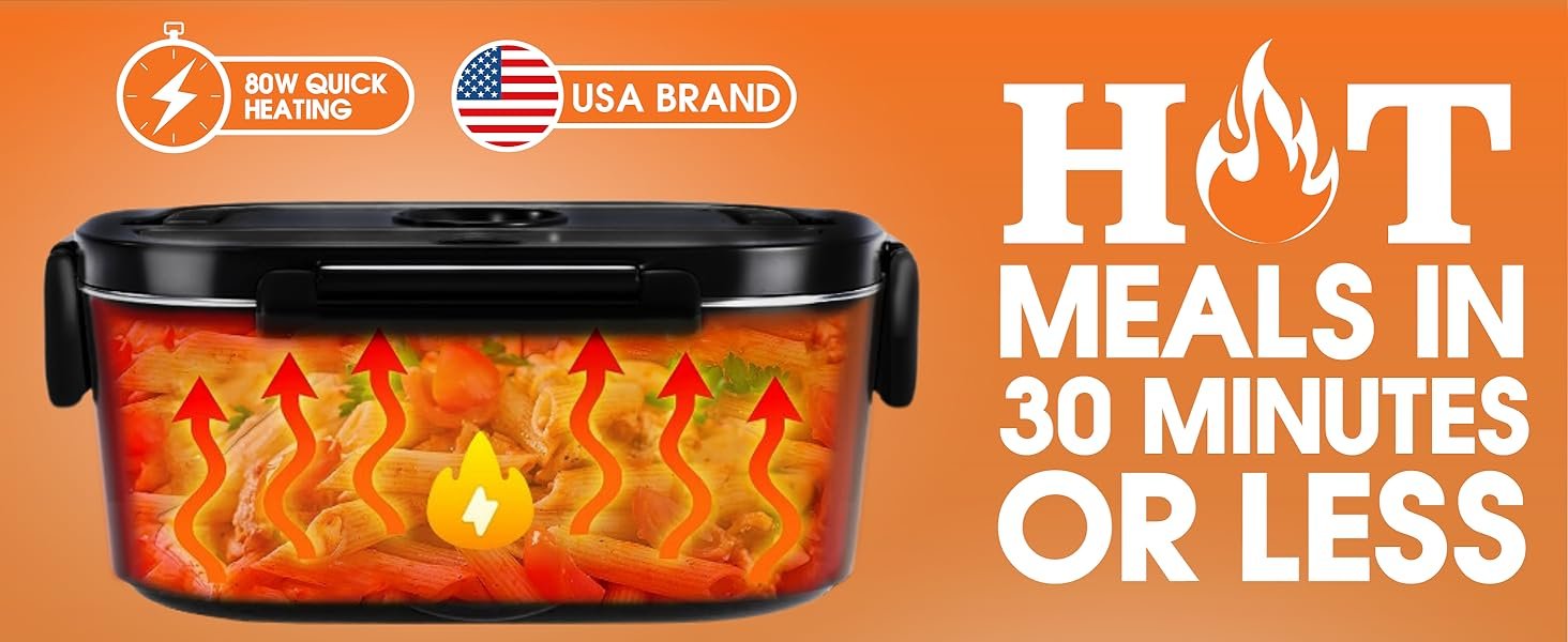fiambrera electrica portatil luncheras para hombres keep food warm lunch box that heats up food