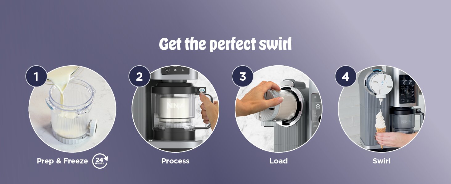 Get the perfect swirl