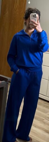 🔥Final Day Clearance!🛒Women's 2 Piece Outfits Casual Lapel Half Zip Sweatshirts And Wide Leg Pants Tracksuit Sets🔥8-PACK ONLY $28🔥 photo review