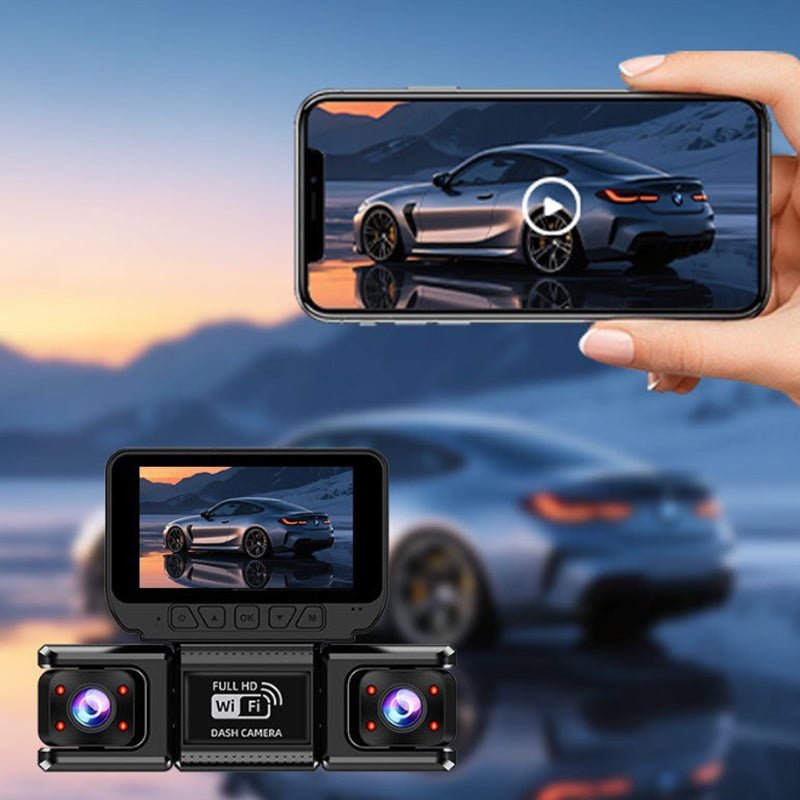 🔥HOT SALE NOW🚗Multi-Lens HD Dash Camera with Wi-Fi - Image 6