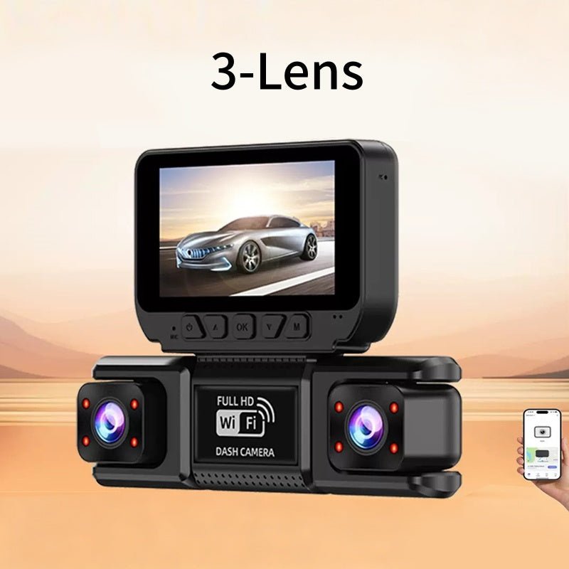 🔥HOT SALE NOW🚗Multi-Lens HD Dash Camera with Wi-Fi - Image 8