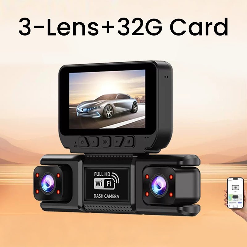 🔥HOT SALE NOW🚗Multi-Lens HD Dash Camera with Wi-Fi - Image 11
